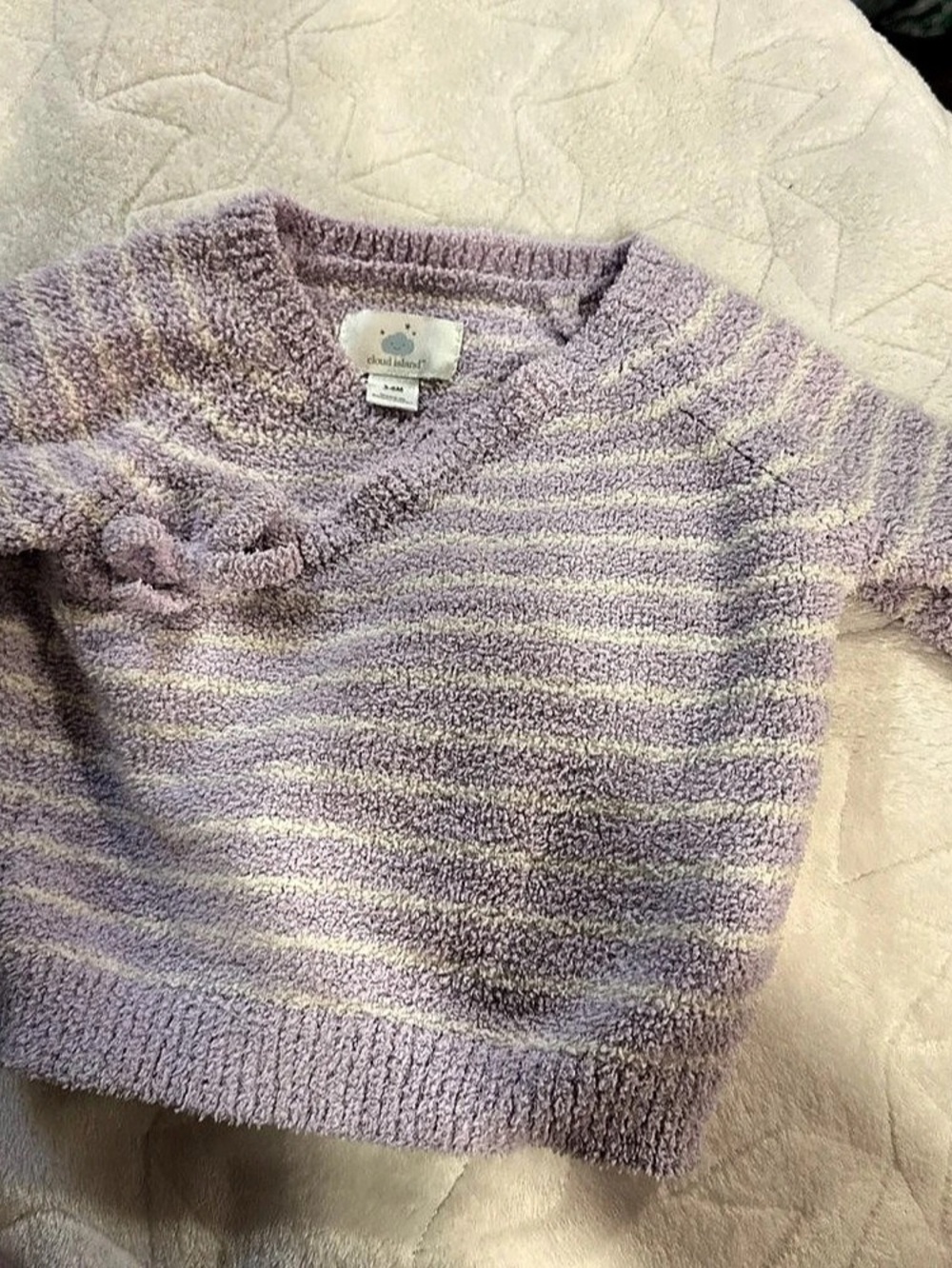 Cloud island sweater set 3-6M